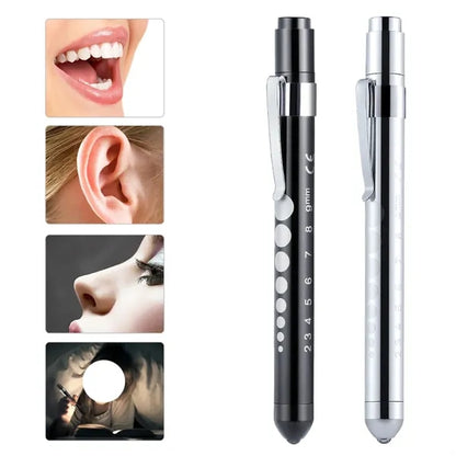 Medical LED Penlight with Pupil Gauge for Exams