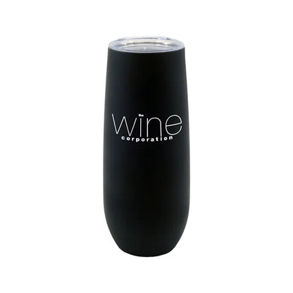 14 oz. Stainless Steel Champagne Flute w/ Rubberized Finish