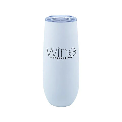 14 oz. Stainless Steel Champagne Flute w/ Rubberized Finish