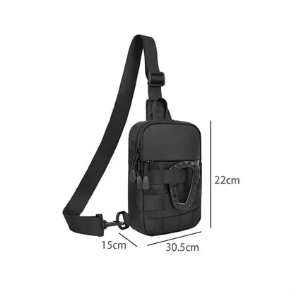 Tactical Sling Bag With carabiner for Outdoor Travel