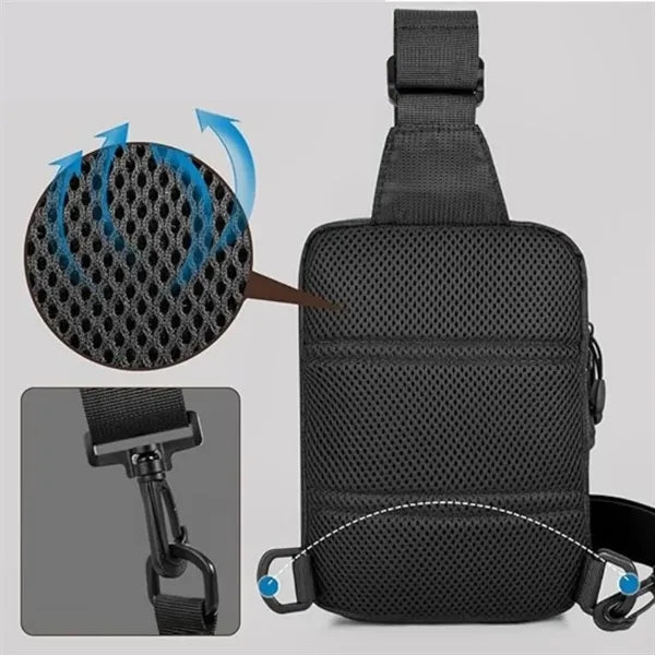 Tactical Sling Bag With carabiner for Outdoor Travel