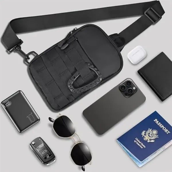 Tactical Sling Bag With carabiner for Outdoor Travel