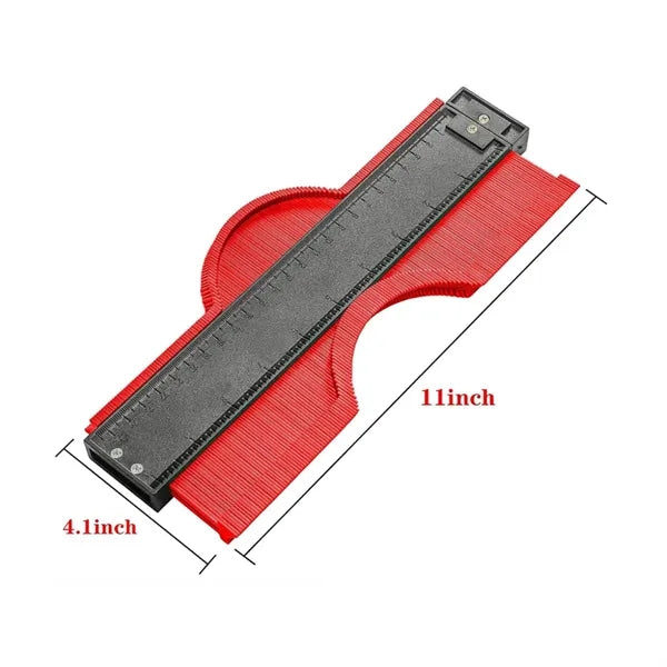 Contour Gauge Profile Tool Ruler for Woodworking Auto