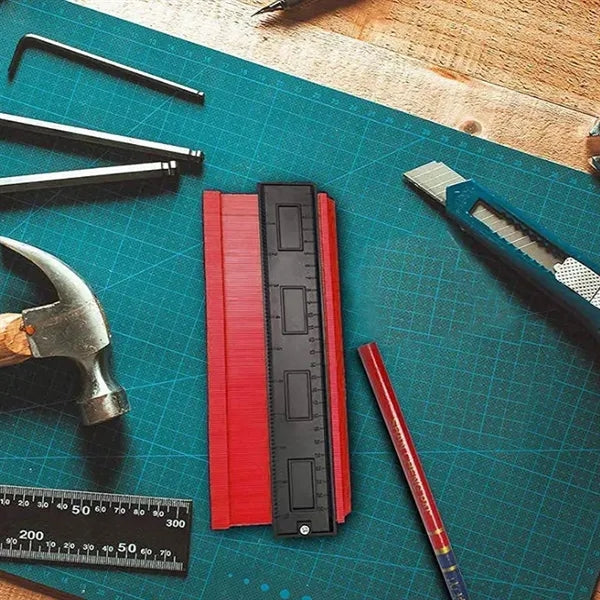 Contour Gauge Profile Tool Ruler for Woodworking Auto
