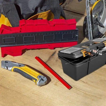 Contour Gauge Profile Tool Ruler for Woodworking Auto