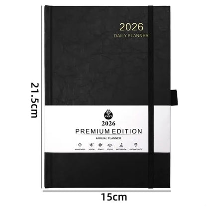 2026 A5 Planner Lined Journal Notebook