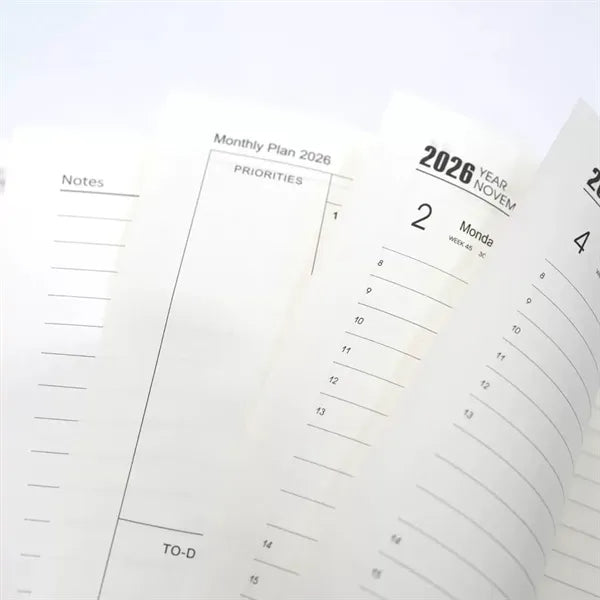 2026 A5 Planner Lined Journal Notebook