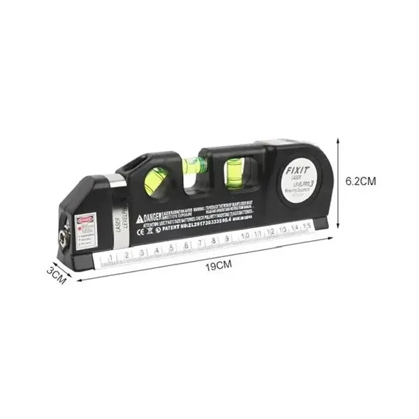 Multi-Function Laser Level with Integrated Tape Measure