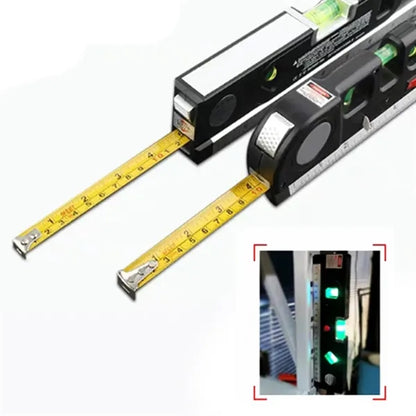 Multi-Function Laser Level with Integrated Tape Measure
