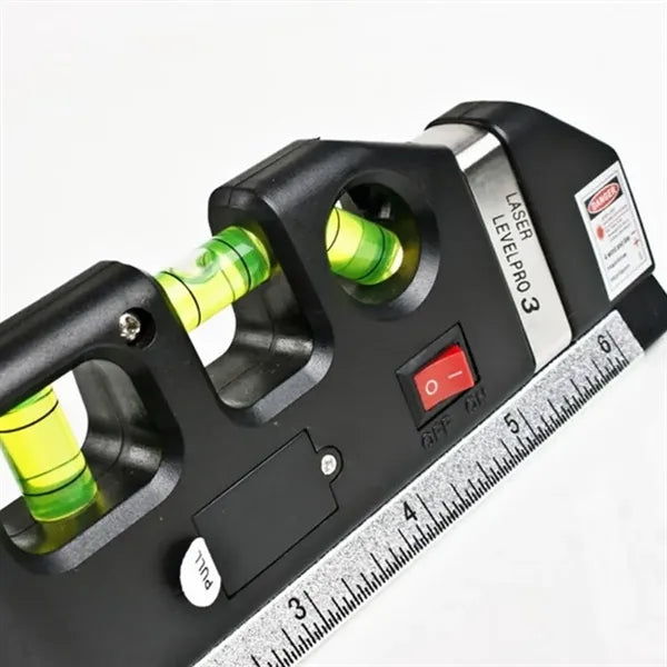 Multi-Function Laser Level with Integrated Tape Measure