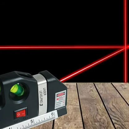 Multi-Function Laser Level with Integrated Tape Measure