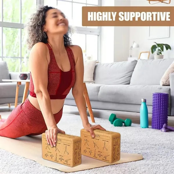 Eco Friendly Cork Yoga Block for Balance and Support