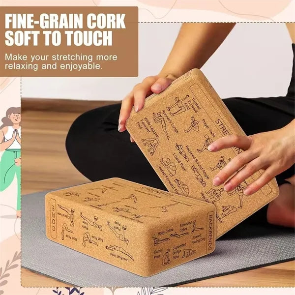 Eco Friendly Cork Yoga Block for Balance and Support
