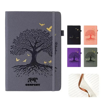 A5 PU Leather Lined Notebook
