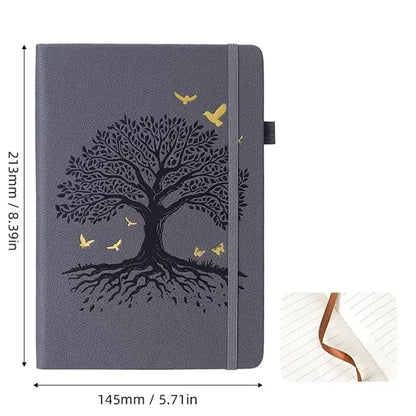 A5 PU Leather Lined Notebook