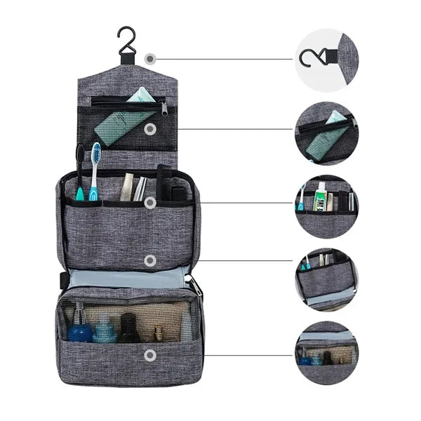 Portable Hanging Smart Storage Toiletry Organizer for Travel