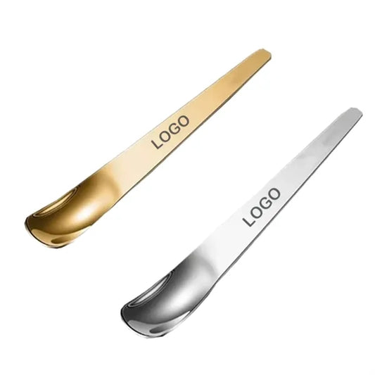 Long-Handle Stainless Steel Square Head Ice Cream Spoon
