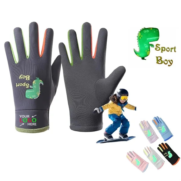 Winter Warm Kids Waterproof Gloves