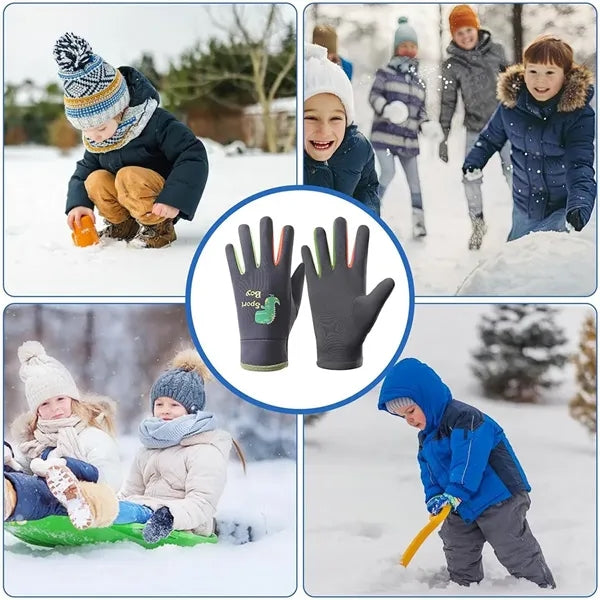 Winter Warm Kids Waterproof Gloves