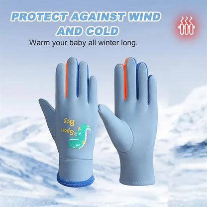 Winter Warm Kids Waterproof Gloves