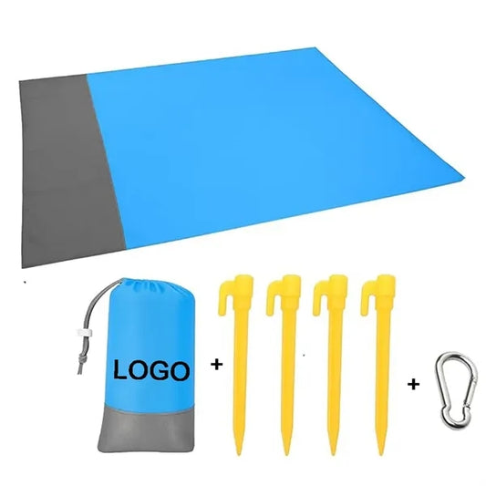 Portable Polyester Large Sandproof Beach Blanket Picnic Mat