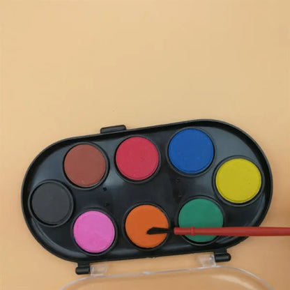 8 Colors Non-Toxic Washable Portable Watercolor Sets