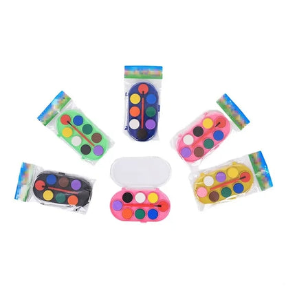 8 Colors Non-Toxic Washable Portable Watercolor Sets