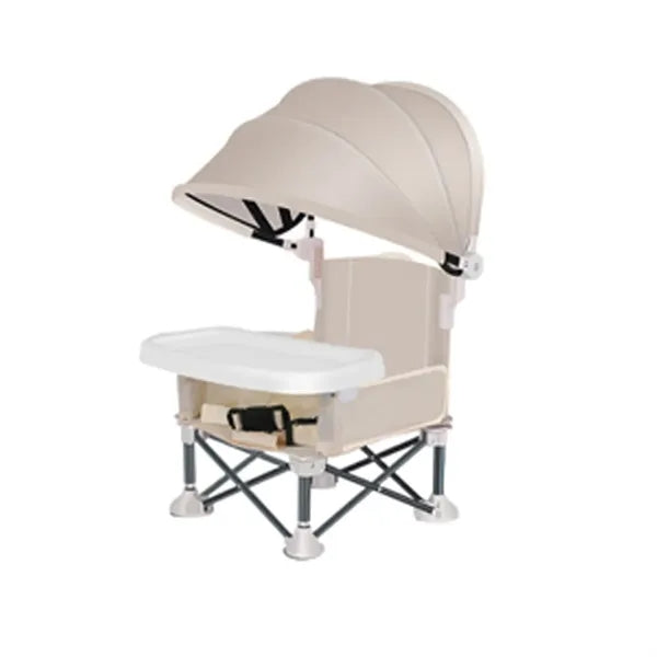 Canopy Anti-Tip Base Portable Outdoor Toddler Feeding Chair