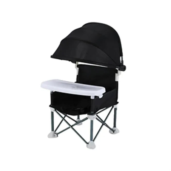Canopy Anti-Tip Base Portable Outdoor Toddler Feeding Chair
