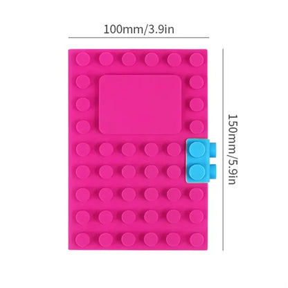 Soft Silicone Cover Notebook Diary for Kids