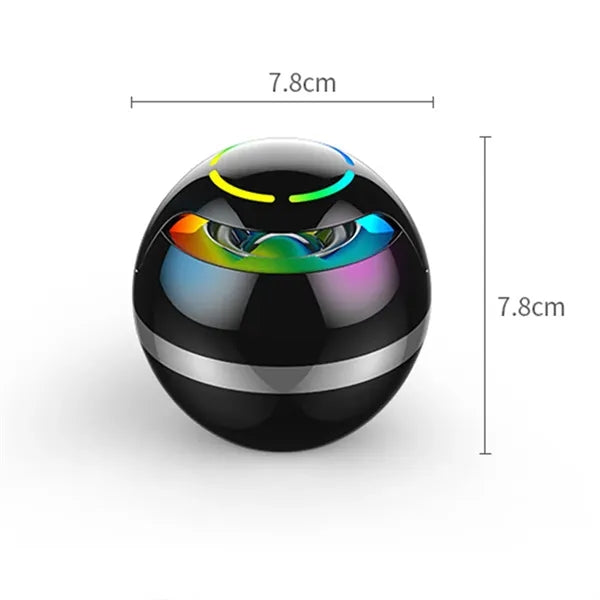 Round Bluetooth Speaker Portable For Outdoor Use