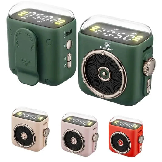 Mini Magnetic Bluetooth Speaker With Light