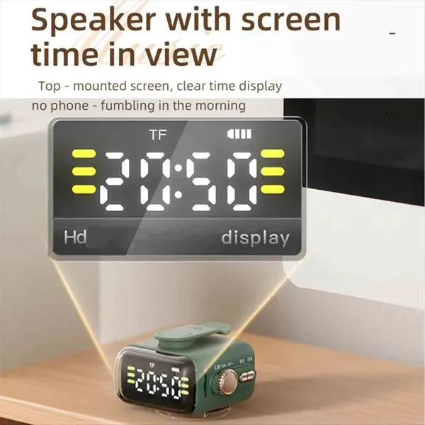 Mini Magnetic Bluetooth Speaker With Light