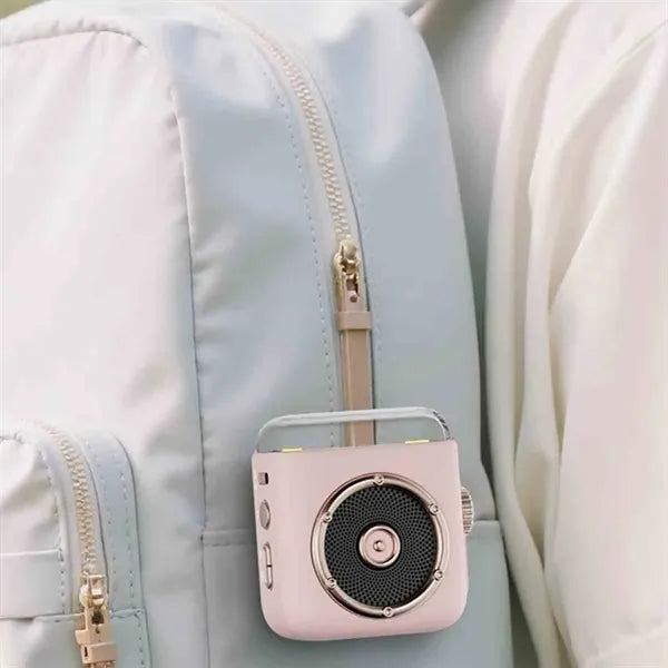 Mini Magnetic Bluetooth Speaker With Light