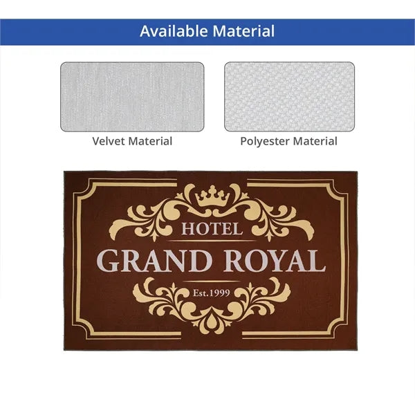 Custom Logo Rugs - Polyester (3ft x 3ft)
