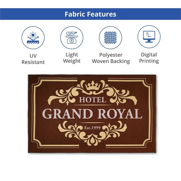 Custom Logo Rugs - Polyester (3ft x 3ft)