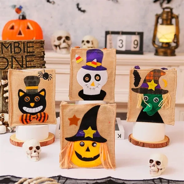 Halloween Decorations Tote Bags Trick or Treat Party Favors