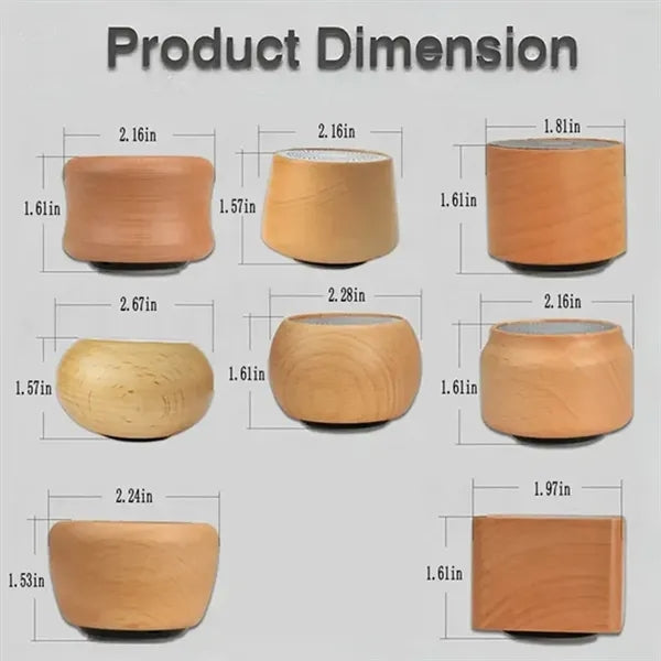 Wooden Mini Bluetooth Speaker