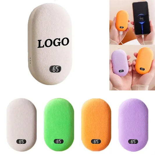 New 2-in-1 Flannel Hand Warmer & Power Bank