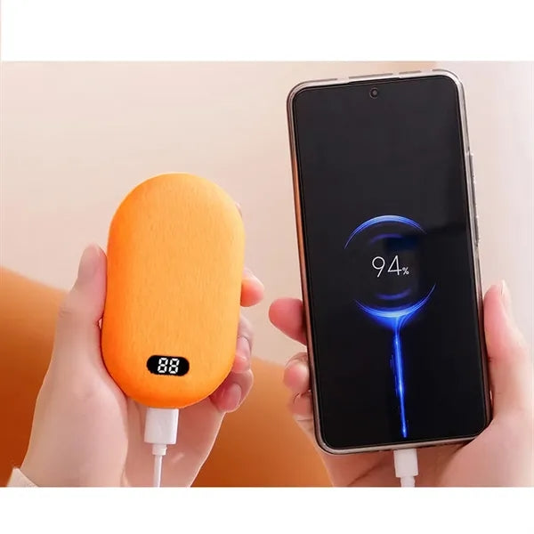 New 2-in-1 Flannel Hand Warmer & Power Bank