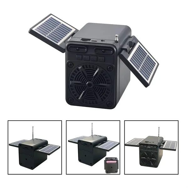 Versatile Solar Powered FM Radio With Bluetooth