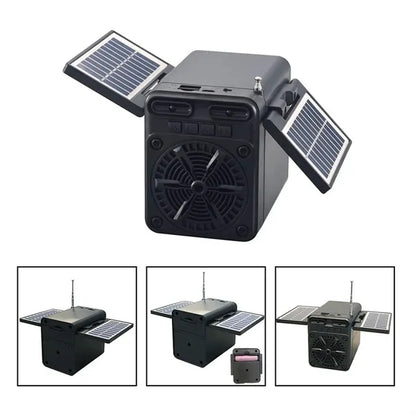 Versatile Solar Powered FM Radio With Bluetooth