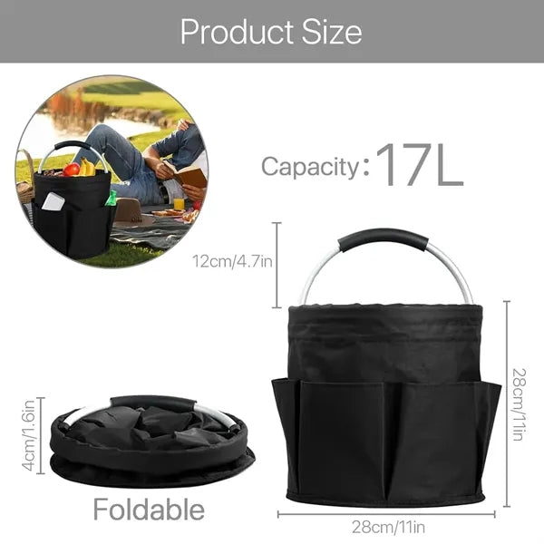 Collapsible Tool Bag Laundry Organizer