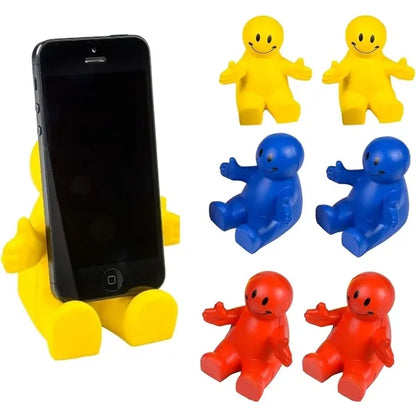 Happy Dude Phone Holder & Squeezable Stress Reliever