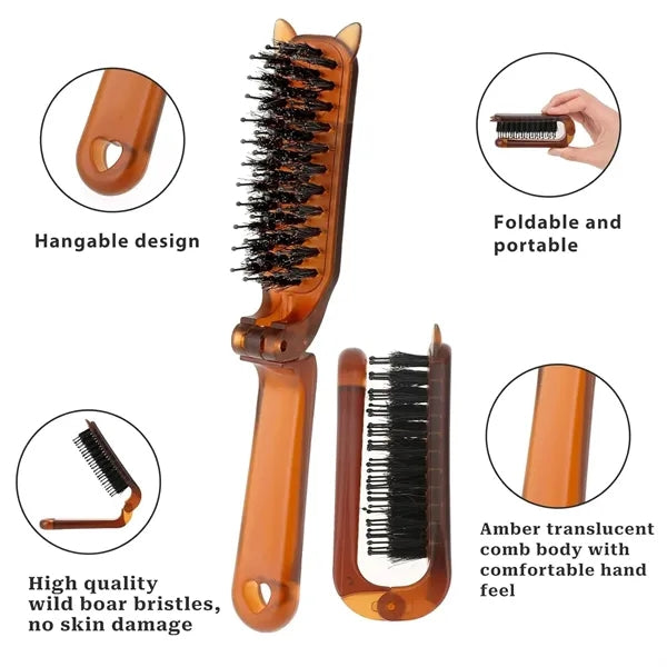 Travel Folding Hair Brush