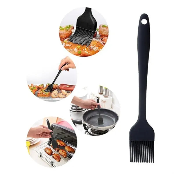 BBQ Tool Set with Silicone Gloves Brush Meat Claws & Tongs