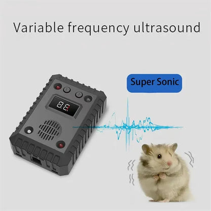 Ultrasonic Rodent Repeller for Car Use with Flash Alarm