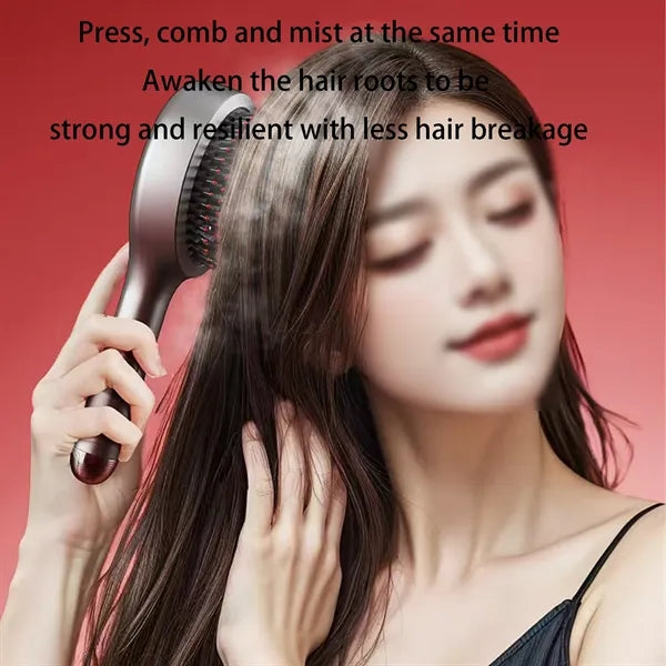 Smart Hair Care Massage Brush with Mist