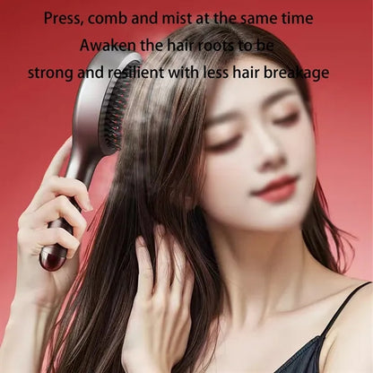 Smart Hair Care Massage Brush with Mist