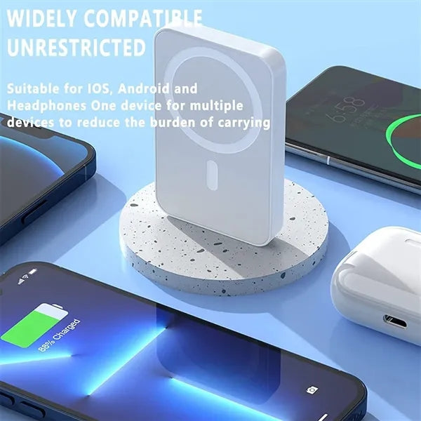 5000mAh Magnetic Fast Wireless Power Bank